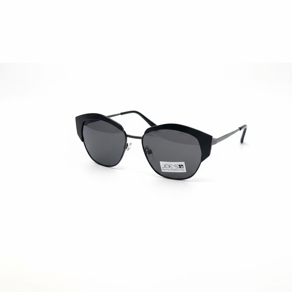 Joe’s Jeans JJ6028/10 Satin Black Cat Eye Sunglasses NWT UV Protection